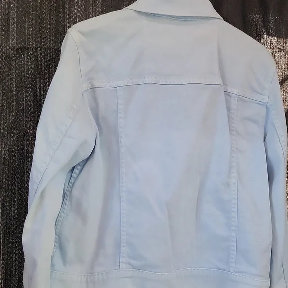 MICHAEL KORS DENIM JACKET, SIZE L, STRETCHY!!! - Picture 4 of 7